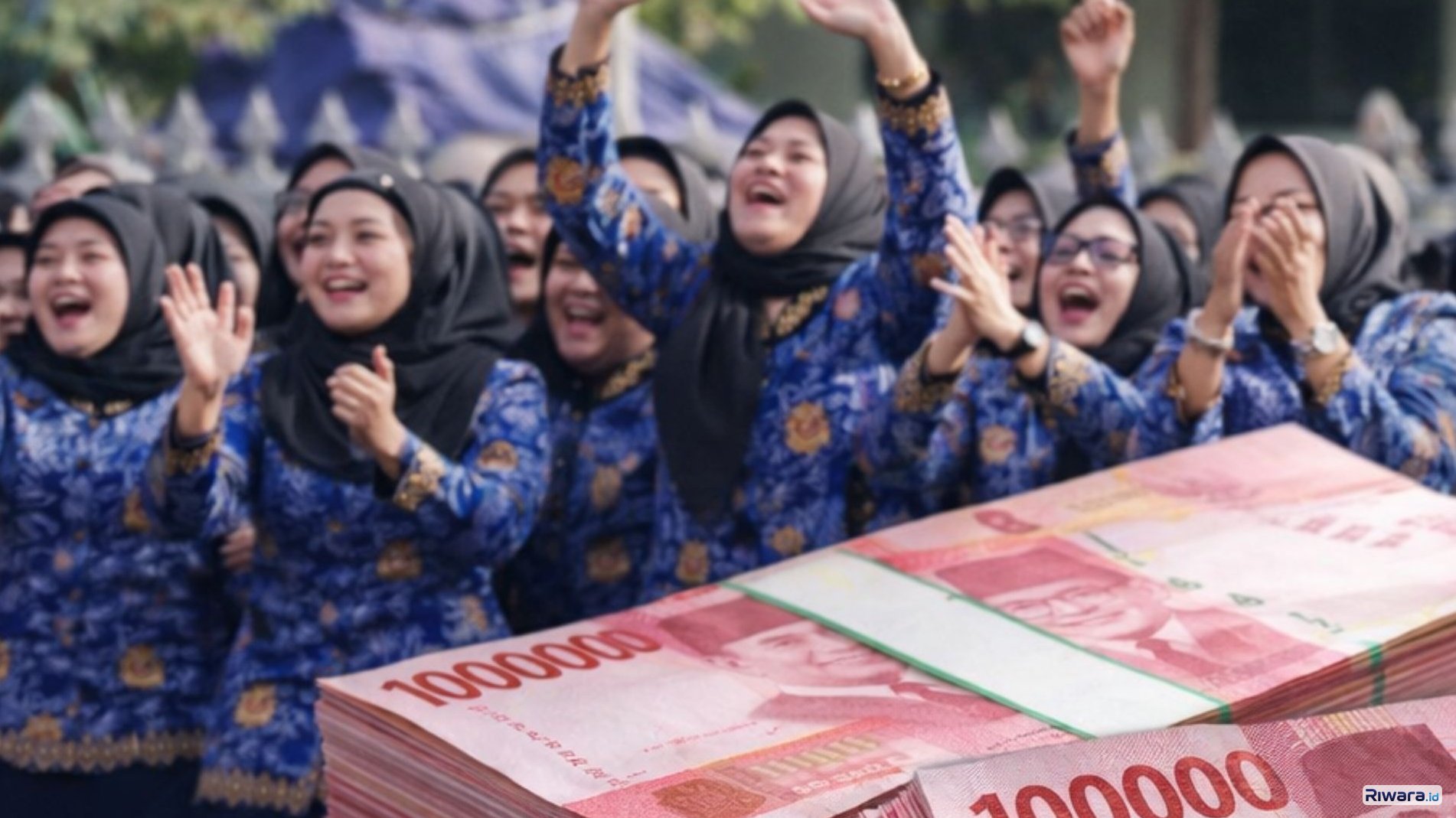 Sejumlah aparatur sipil negara (ASN) mengikuti kegiatan apel di kantor pemerintahan. Pemerintah dijadwalkan mencairkan THR bagi ASN dan PPPK sebelum Hari Raya Idulfitri 2026.